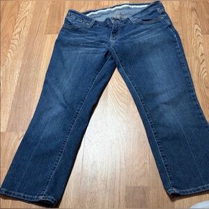 Vintage American Eagle Outfitters Dark Blue Bootcut Jeans | 8 Reg | GUC